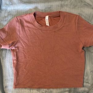 alo Ribbed Short Sleeve